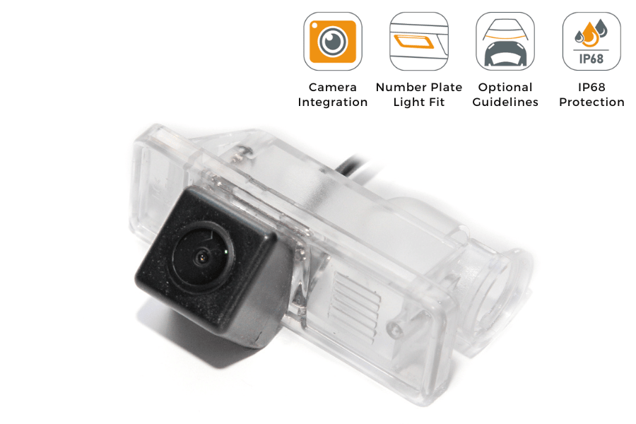 Mercedes Vito & Viano (W639) reverse view number plate light camera (NTSC)