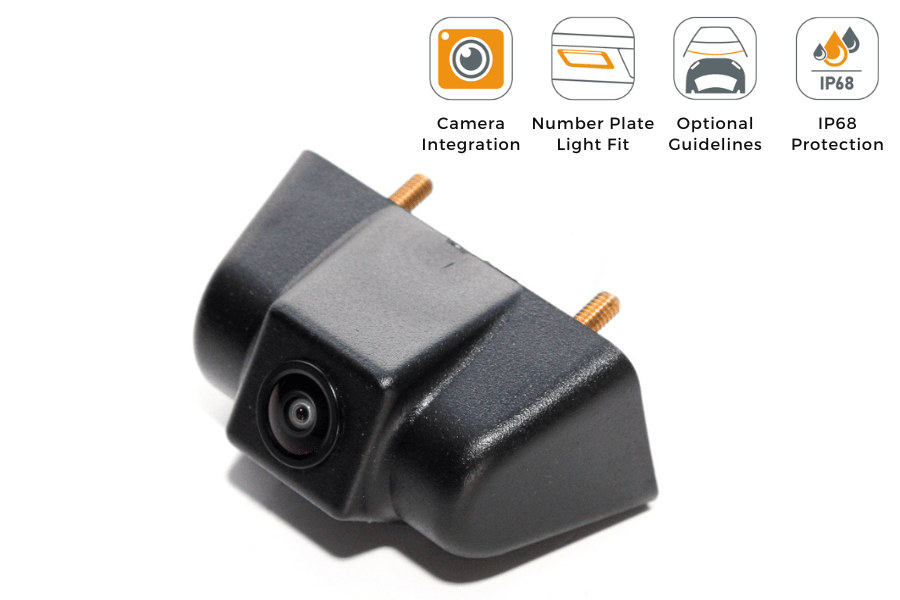 Jeep Wrangler (2007-2012) reverse view number plate light camera (NTSC)