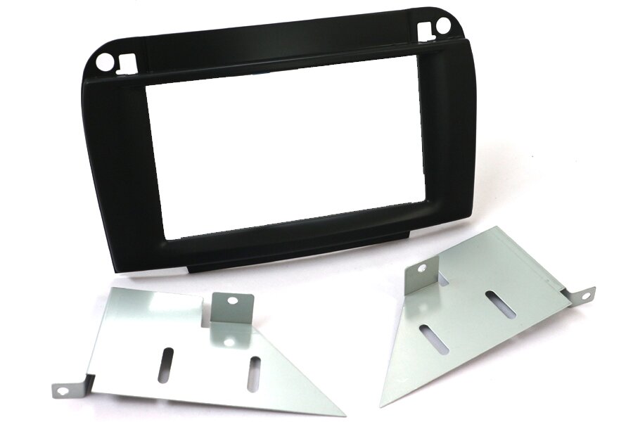 Mercedes CL-Class (C215) S-Class (W220) (2002-2006) Double DIN car audio fascia panel (MATT BLACK)