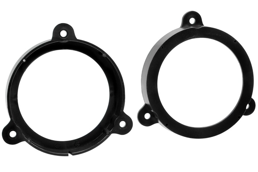 Dacia Logan, Sandero, Renault Megane, Wind III 130mm front and rear door speaker adapter panels 
