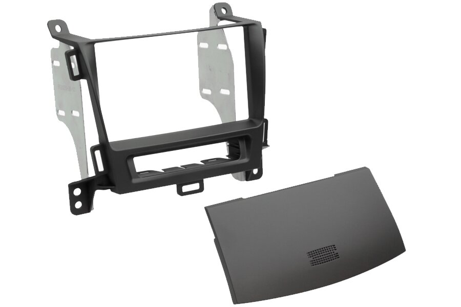 Vauxhall Zafira Tourer (2011-2019) Double DIN car audio fascia adapter (JET BLACK)