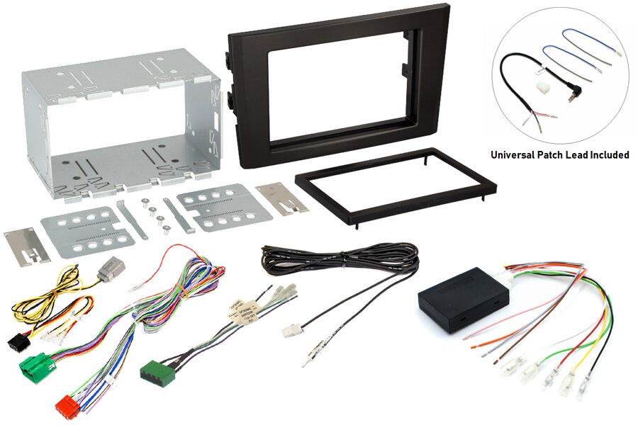 Volvo XC90 (2002-2014) Double DIN car stereo upgrade fitting kit (Without Parking sensors)