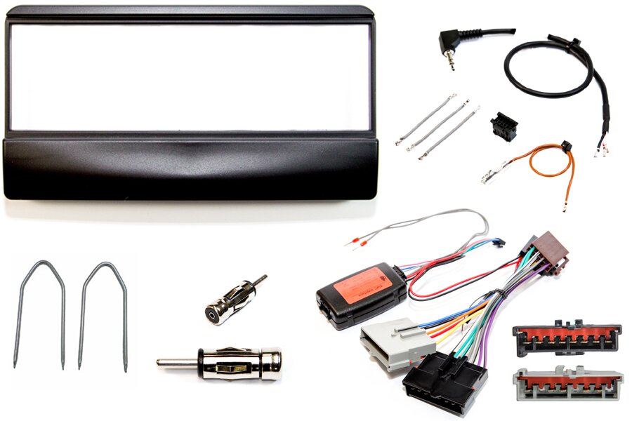 Ford Escort, Orion, Transit single DIN car stereo upgrade fitting kit (with steering wheel controls)