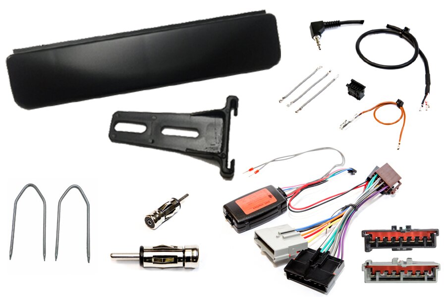 Ford Fiesta Focus, Mondeo Single DIN car stereo fitting kit with steering wheel controls