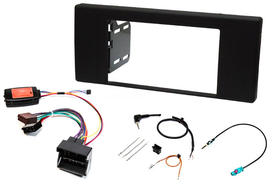 BMW X5 E53 Double DIN car stereo upgrade fitting kit with SWC (STANDARD RADIO)