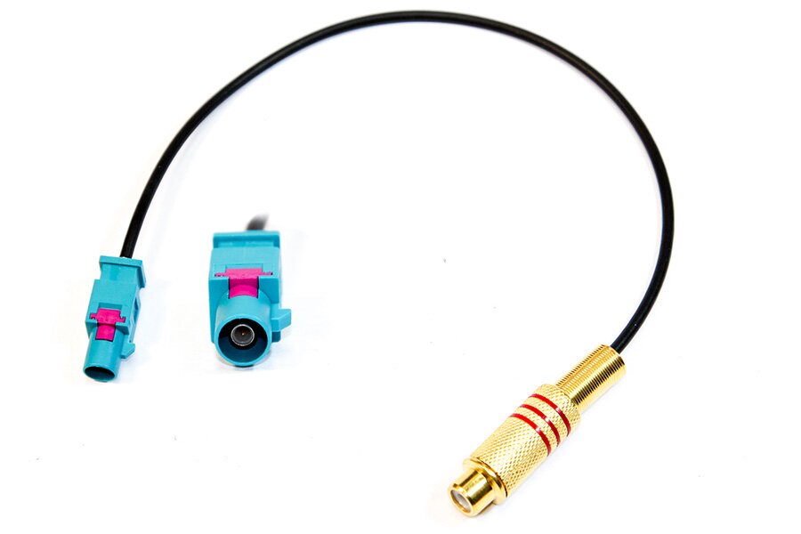 Fakra male to PHONO female socket