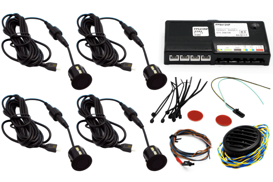 Laserline FPS412F Flashpoint FRONT 4 aftermarket front bumper parking sensor system