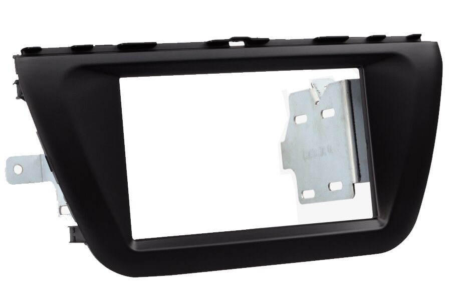 Suzuki SX4 S-Cross (2013-2022) Double DIN car audio fascia adapter panel (MATT BLACK)