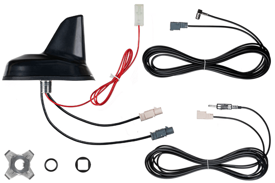 DAB+/ FM and AM vehicle roof mount Shark Fin aerial antenna