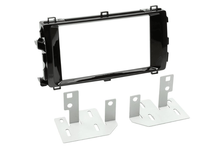 Toyota Auris (2013 - 2015) Single/Double DIN car radio fascia adapter panel (PIANO BLACK)
