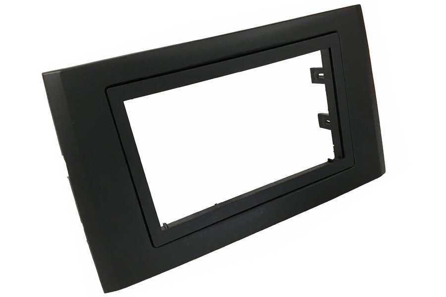 Volvo XC90 1st gen (2002-2014) Double DIN car audio fascia adapter panel (MATT BLACK)