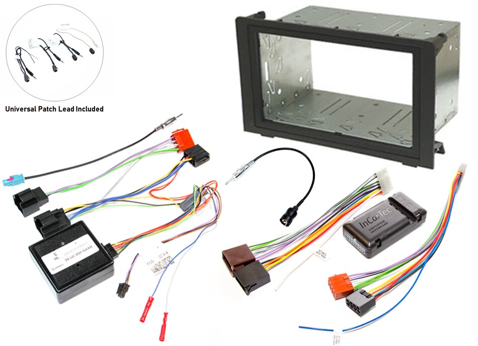 SAAB 9-3 (2006-2013) Double DIN car stereo upgrade fitting kit (DELPHI/ FUJITSU)