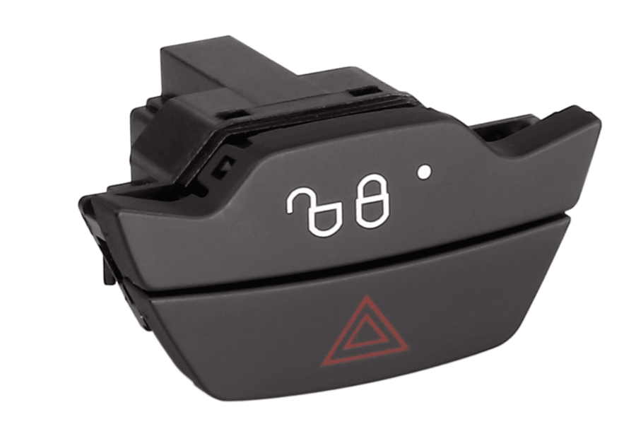 Ford hazard warning light switch/central locking switch assembly button