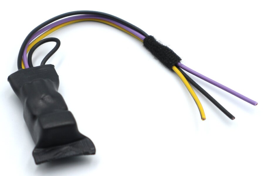 Reverse gear car radio mute relay cable