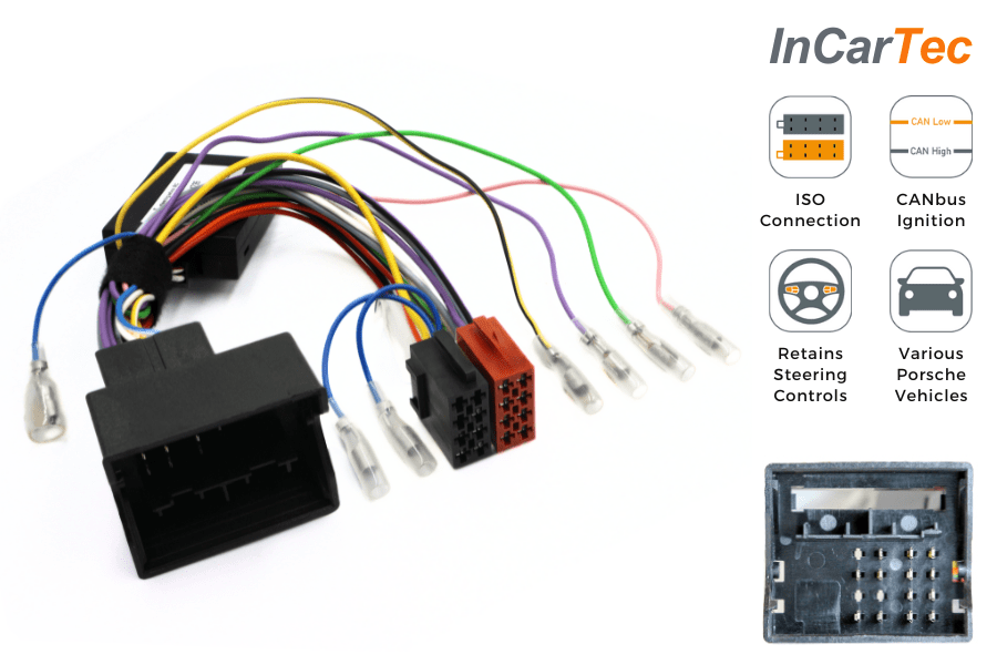 Porsche Quadlock CANbus steering wheel audio control interface 