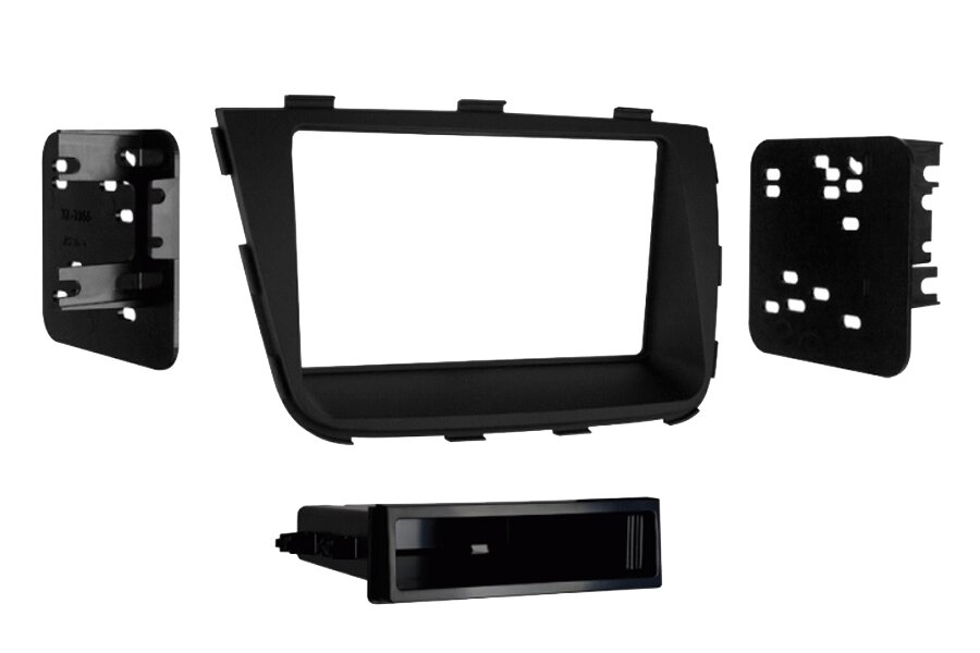 Kia Sorento (2013-2015) Single/ Double DIN car audio stereo fascia adapter kit (MATT BLACK)