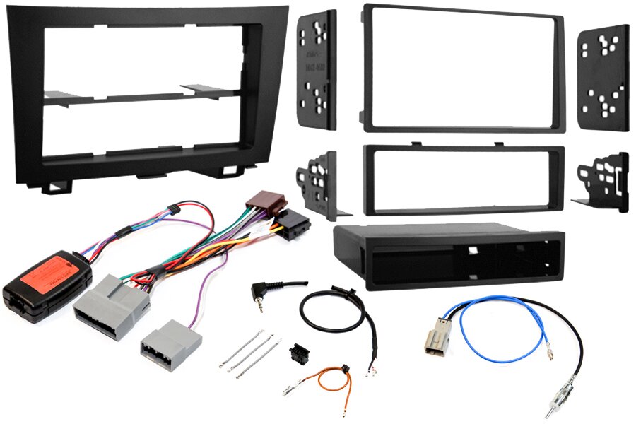 Honda CR-V (2007-2011) Single/ Double DIN car stereo upgrade fitting kit (MATT BLACK)