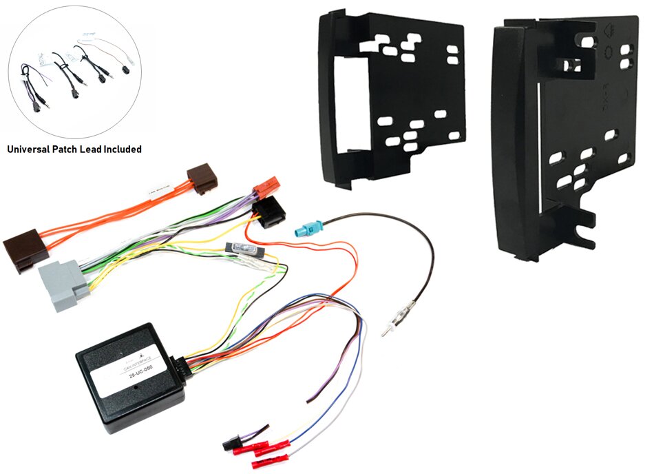 Chrysler, Dodge, Jeep (2008 Onwards) Double DIN car stereo upgrade fitting kit