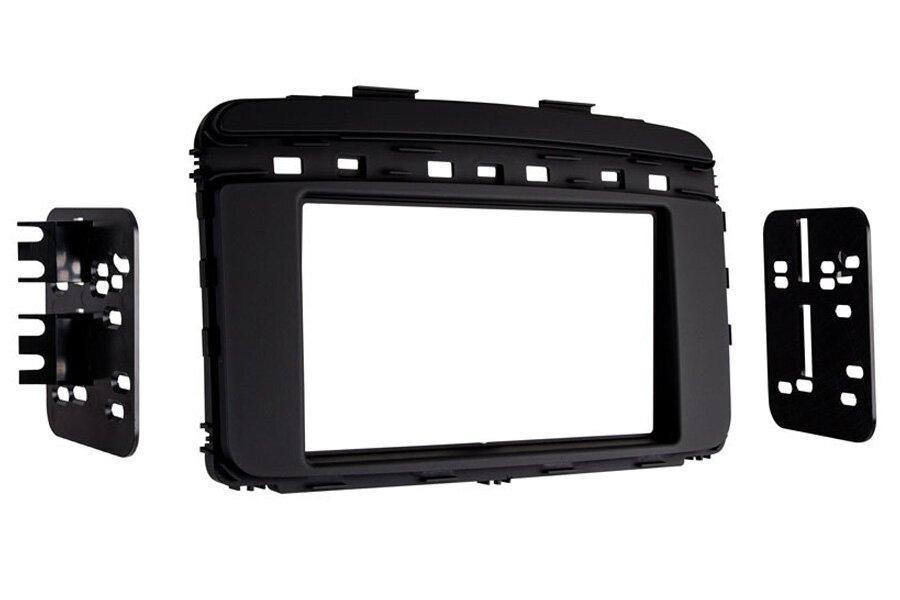 Kia Sorento 3rd Gen (2016-2020) WITHOUT TOUCHSCREEN Double DIN car audio fascia (MATT BLACK)