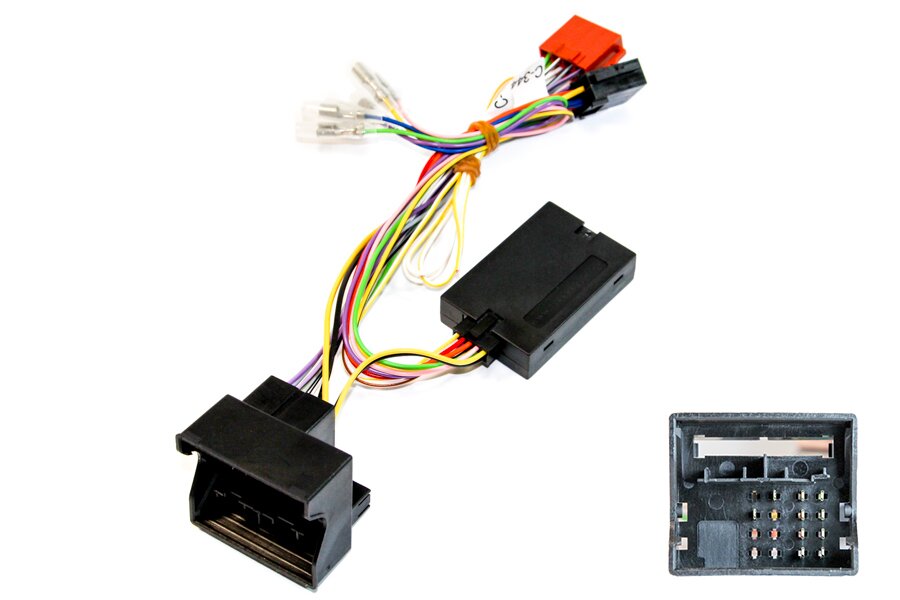 Vauxhall Corsa D steering wheel control interface and radio adapter cable