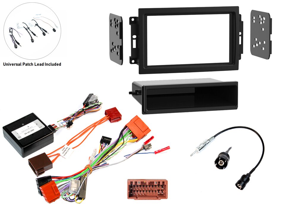 Chrysler, Dodge, Jeep (2005-2008) Single/ Double DIN car stereo upgrade fitting kit