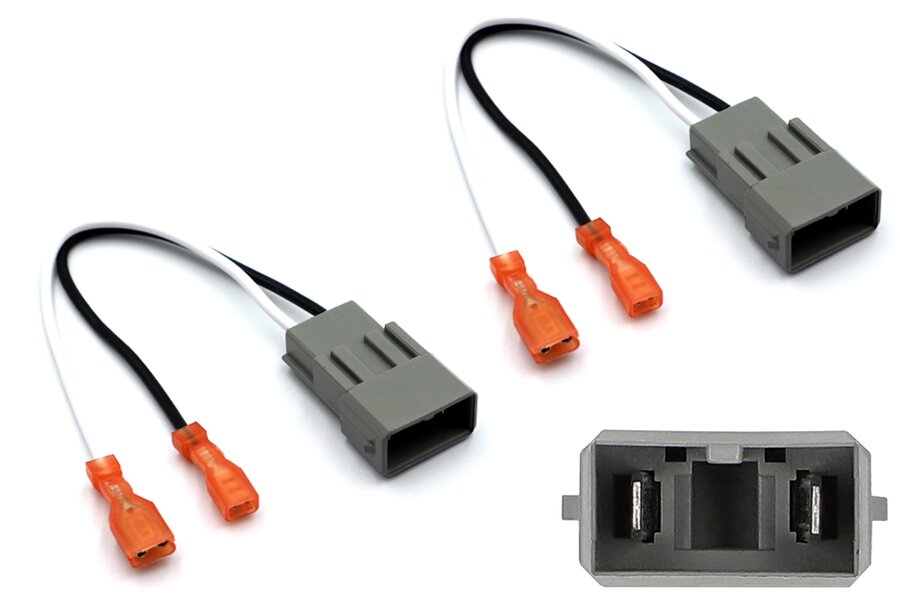 Honda, Acura, Isuzu car audio speaker adapter cable leads (Pair)