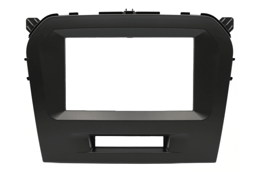 Suzuki Vitara (2015-2024) Double DIN car audio fascia adapter panel (MATT BLACK)