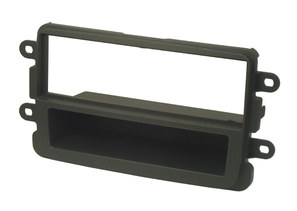 Dacia/ Renault Single DIN car audio fascia adapter panel (DARK GREY)