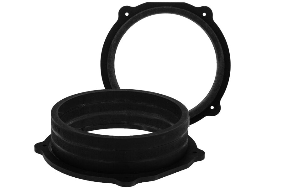 Audi Q7 & TT 200mm (8 inch) speaker panel adapter rings (MDF)
