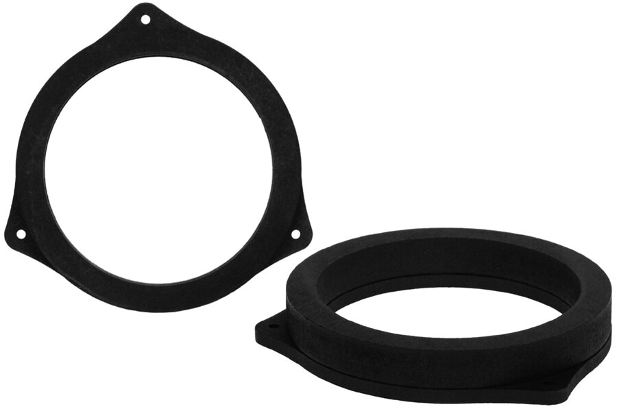 BMW X5 E53 165mm front door speaker adapter rings (MDF)