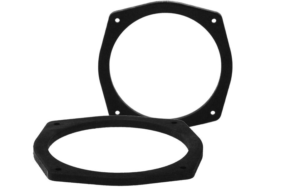 Hyundai Tucson (2004-2009) 165mm (6.5 inch) speaker panel adapter rings (MDF)