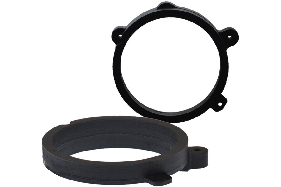 Saab 93 (2002-2013) 165mm speaker panel adapter rings (MDF)