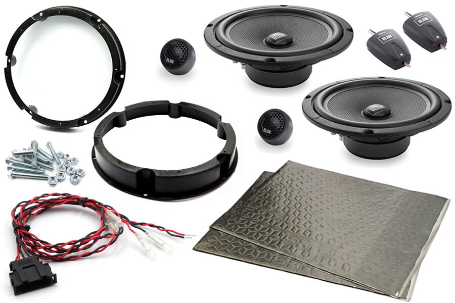 VW Transporter T5/T6 200mm (8 Inch) complete speaker upgrade fitting kit