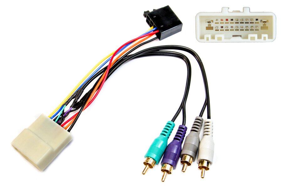 Nissan 20 pin radio replacement ISO adapter cable and Bose adapter (no steering controls)