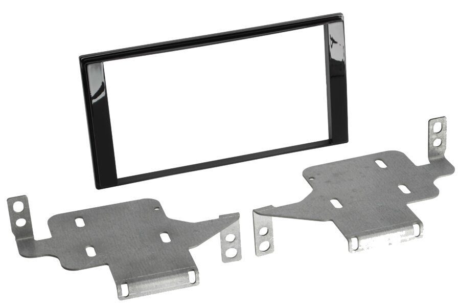 Nissan Juke (2014 - 2019) Double DIN car audio fascia adapter panel (GLOSS BLACK)