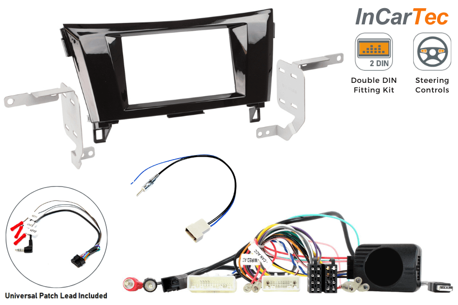 Nissan Qashqai J11 (2014–2017) Double DIN Stereo Upgrade Fitting Kit (Visia Models Only)