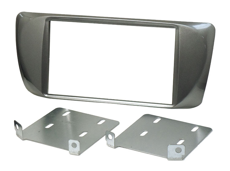 Alfa Romeo Giulietta (2010-2014) Double DIN car radio fascia adapter panel (SILVER)