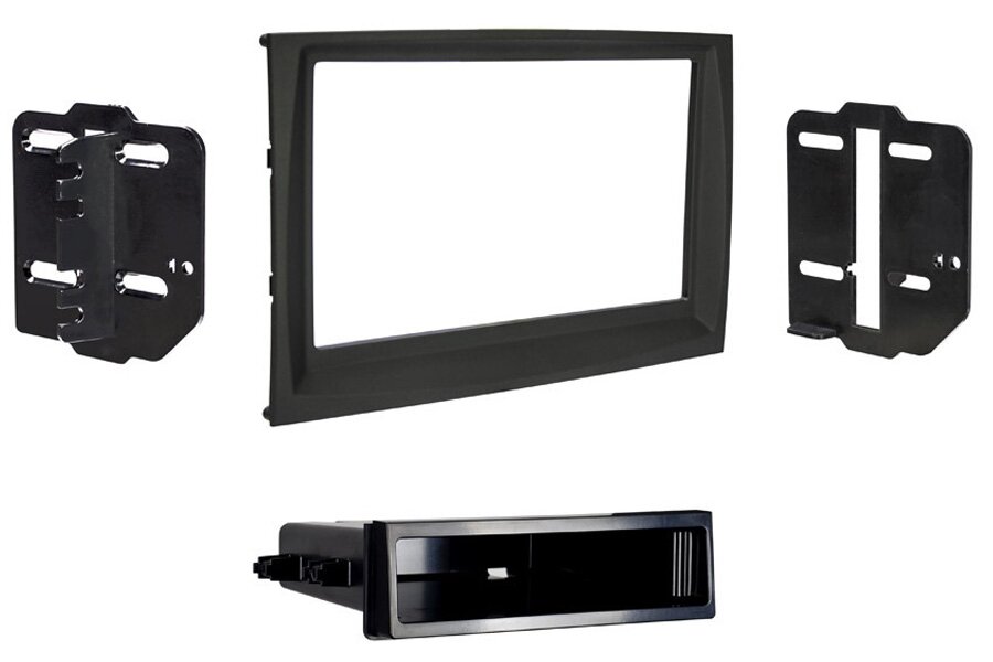 Kia Sportage (2016 Onwards) Single/Double DIN car radio stereo fascia adapter panel (MATT BLACK)