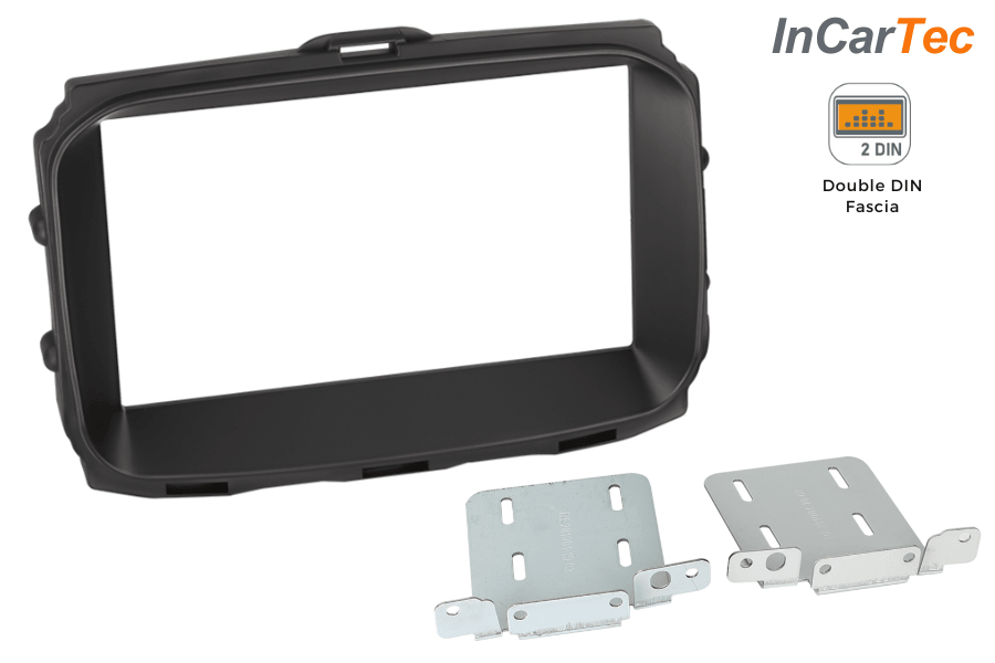 Alfa Romeo Giulietta (2014-2021) Double DIN car stereo fascia adapter (MATT BLACK)