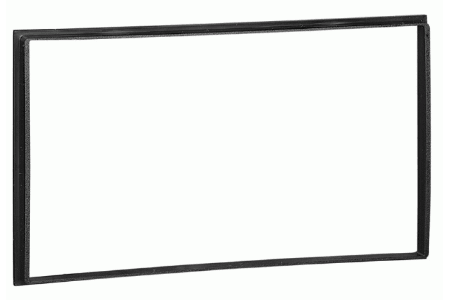 Nissan Double DIN car radio fascia adapter finishing trim panel (MATT BLACK)