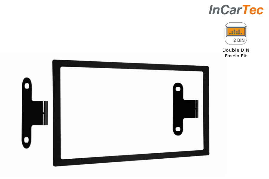 Nissan 200SX, Altima, Murano, Pathfinder Double DIN car audio fascia finishing trim (MATT BLACK)