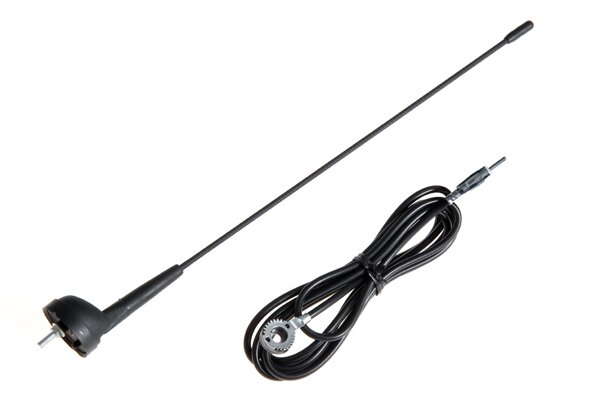 Universal 395mm replacement fibreglass car roof aerial/ antenna with adjustable angle