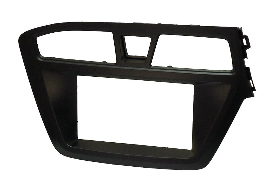 Hyundai i20 (2014-2018) Double DIN car audio fascia adapter panel (MATT BLACK)