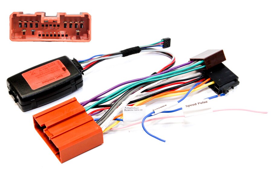Mazda 3,5,6 Steering wheel audio control interface & ISO cable (With Phone Commands)