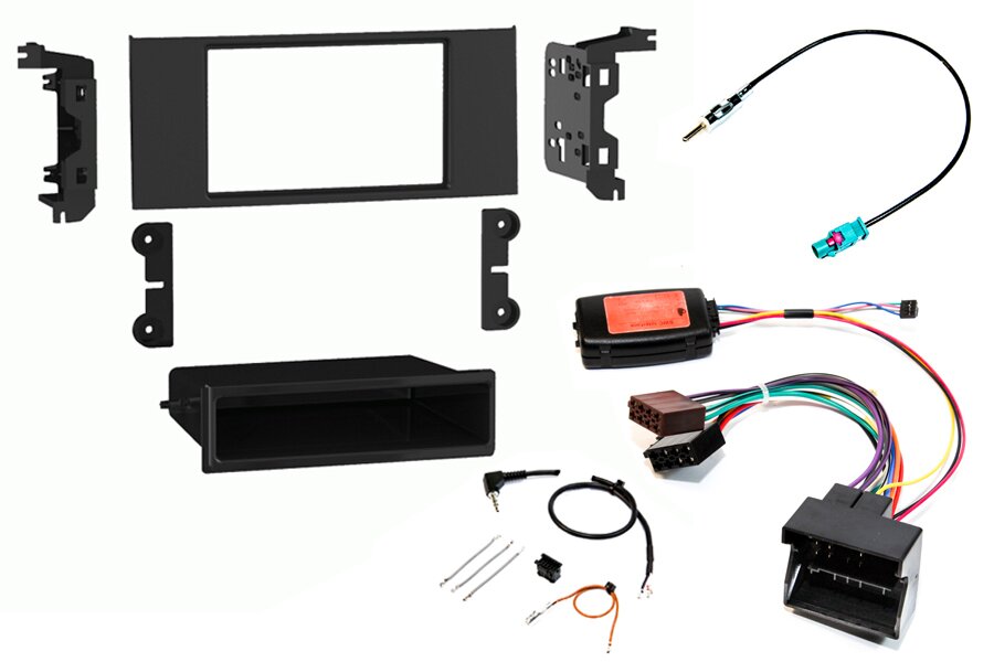 Range Rover Vogue/L322 Single/ Double DIN car stereo upgrade fitting kit (STANDARD RADIO)