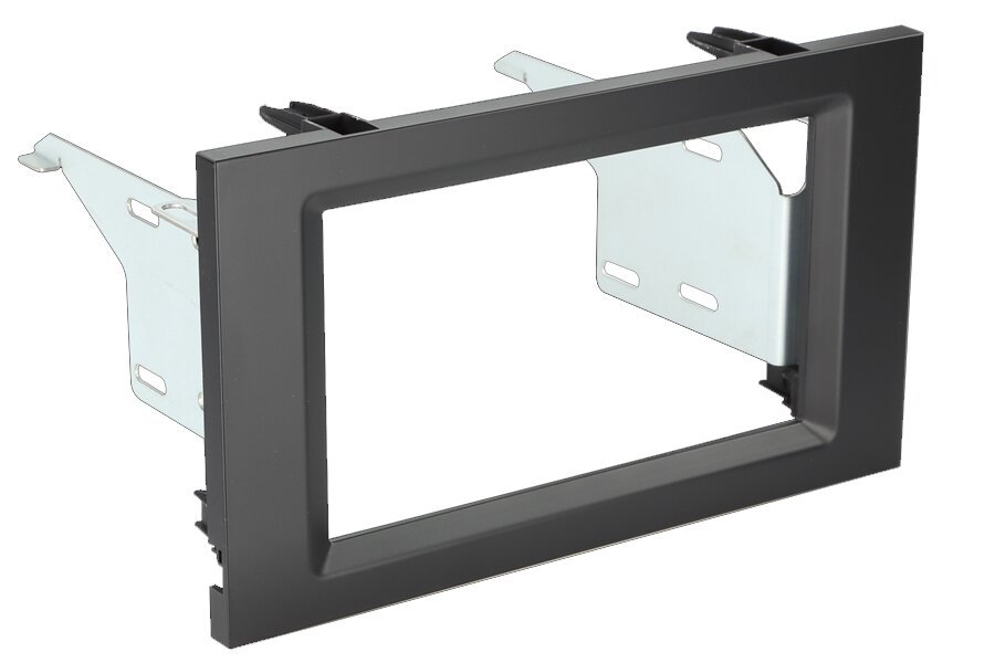 Mercedes Actros MP4 (2011 Onwards) Double DIN fascia adapter panel (MATT BLACK)