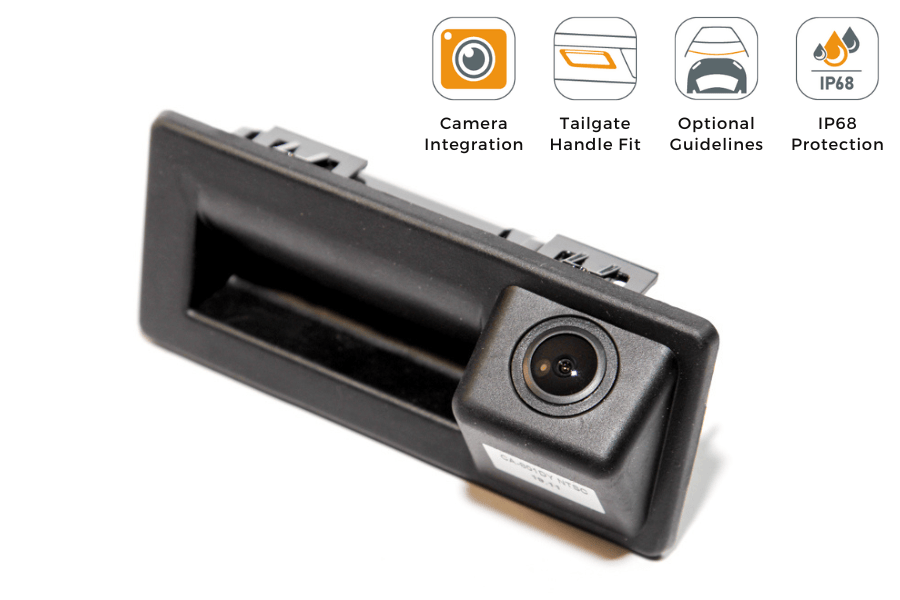 Audi A3/A4, Skoda, Volkswagen (2017 Onwards) reverse view tailgate handle camera