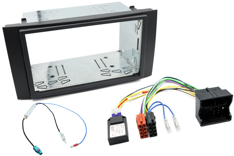 Volkswagen Transporter T5/ Touareg (2003-2009) Double DIN car stereo fitting kit (CANbus Ignition)