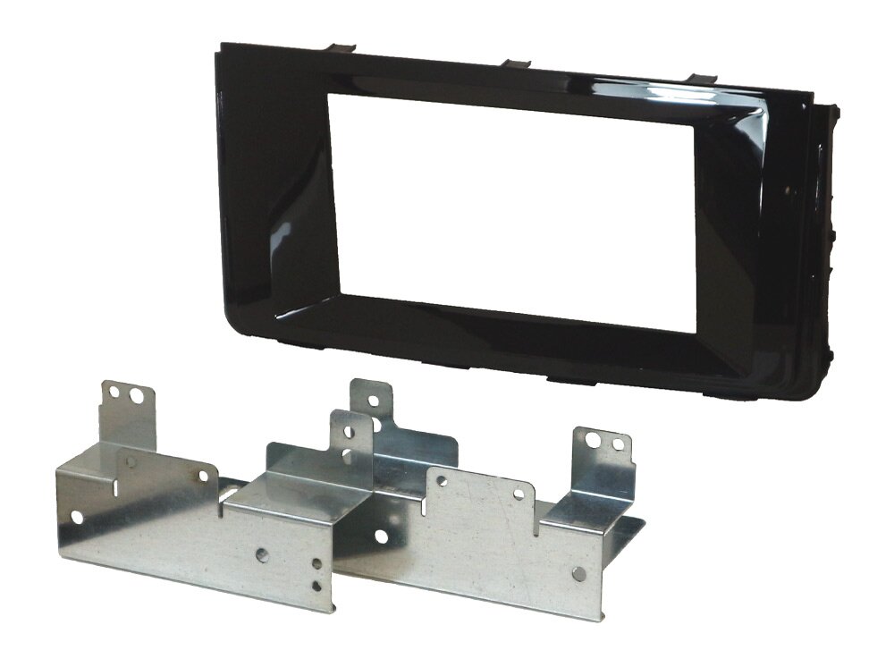 Hyundai H350 (2015 Onwards) Double DIN radio fascia adapter panel (GLOSS BLACK)