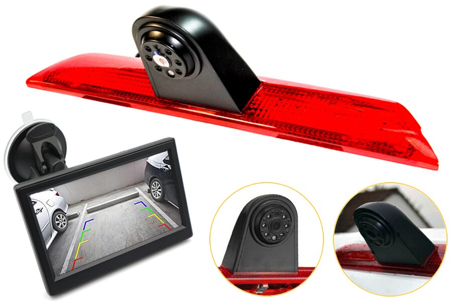 Ford Transit (2012 Onwards) high level brake light camera and monitor kit